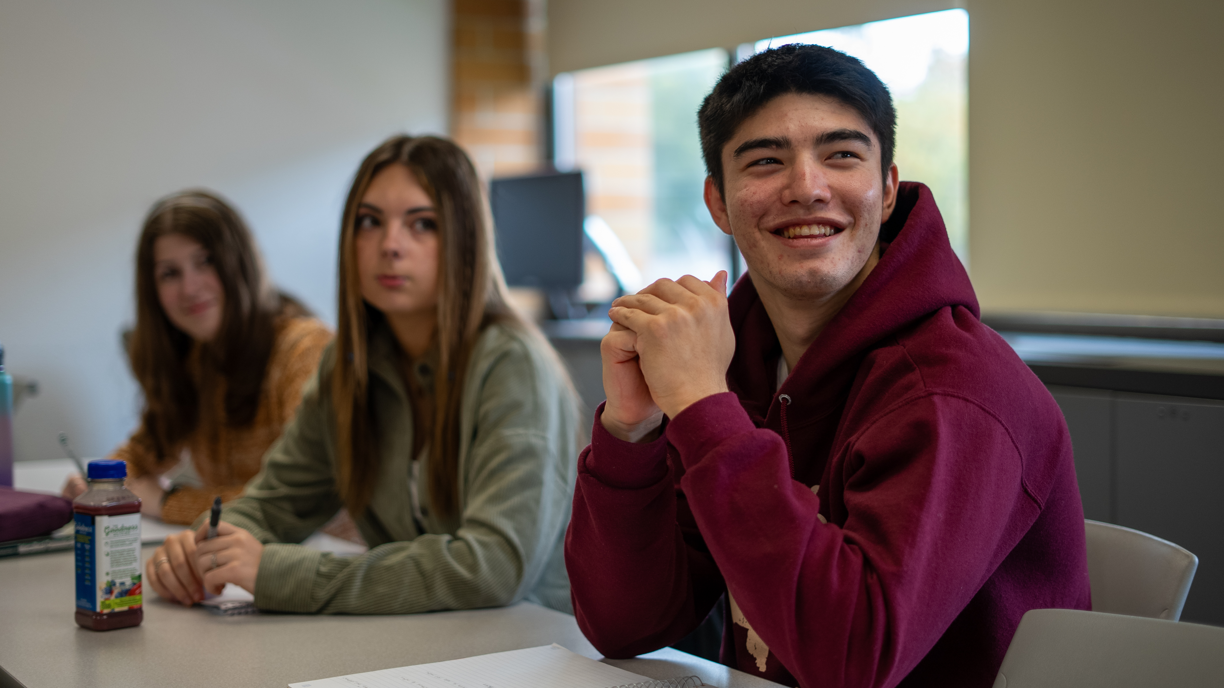 Students in a classroom